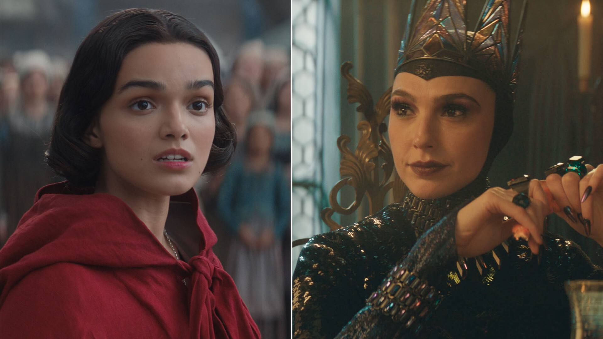 Gal Gadot y Rachel Zegler en la premiere de Blanca Nieves