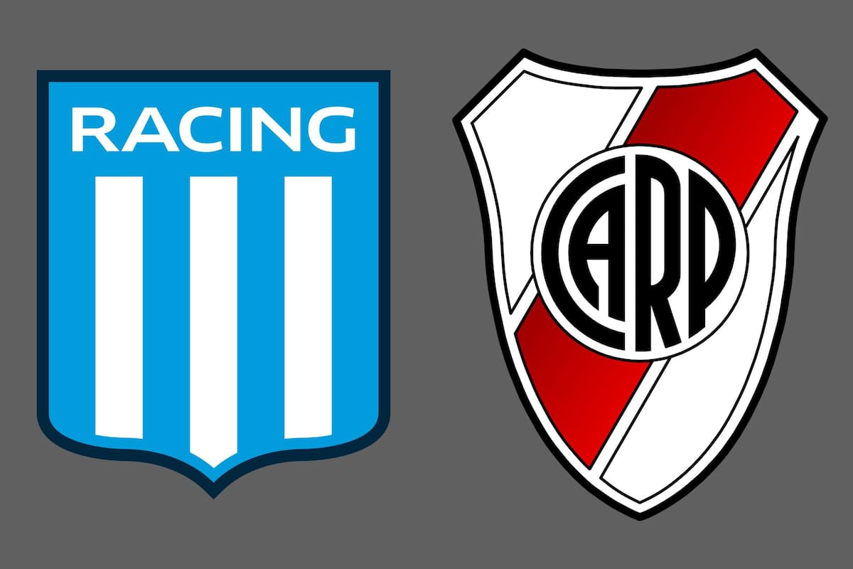 Racing Club y River Plate disputaron uno de los encuentros de la jornada del fútbol argentino