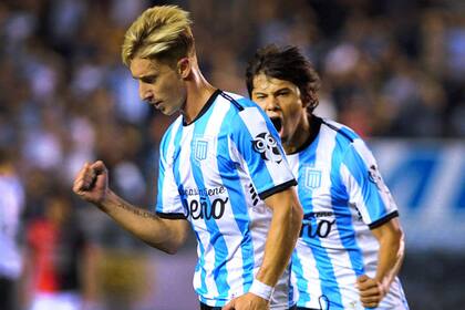 Racing festejó ante Colón