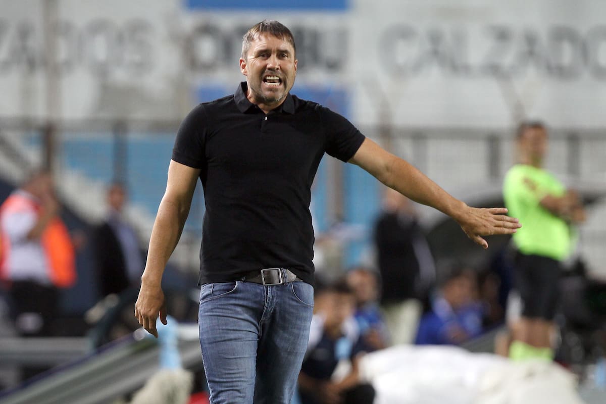 Racing vs Godoy Cruz, Eduardo Coudet Tecnico de Racing