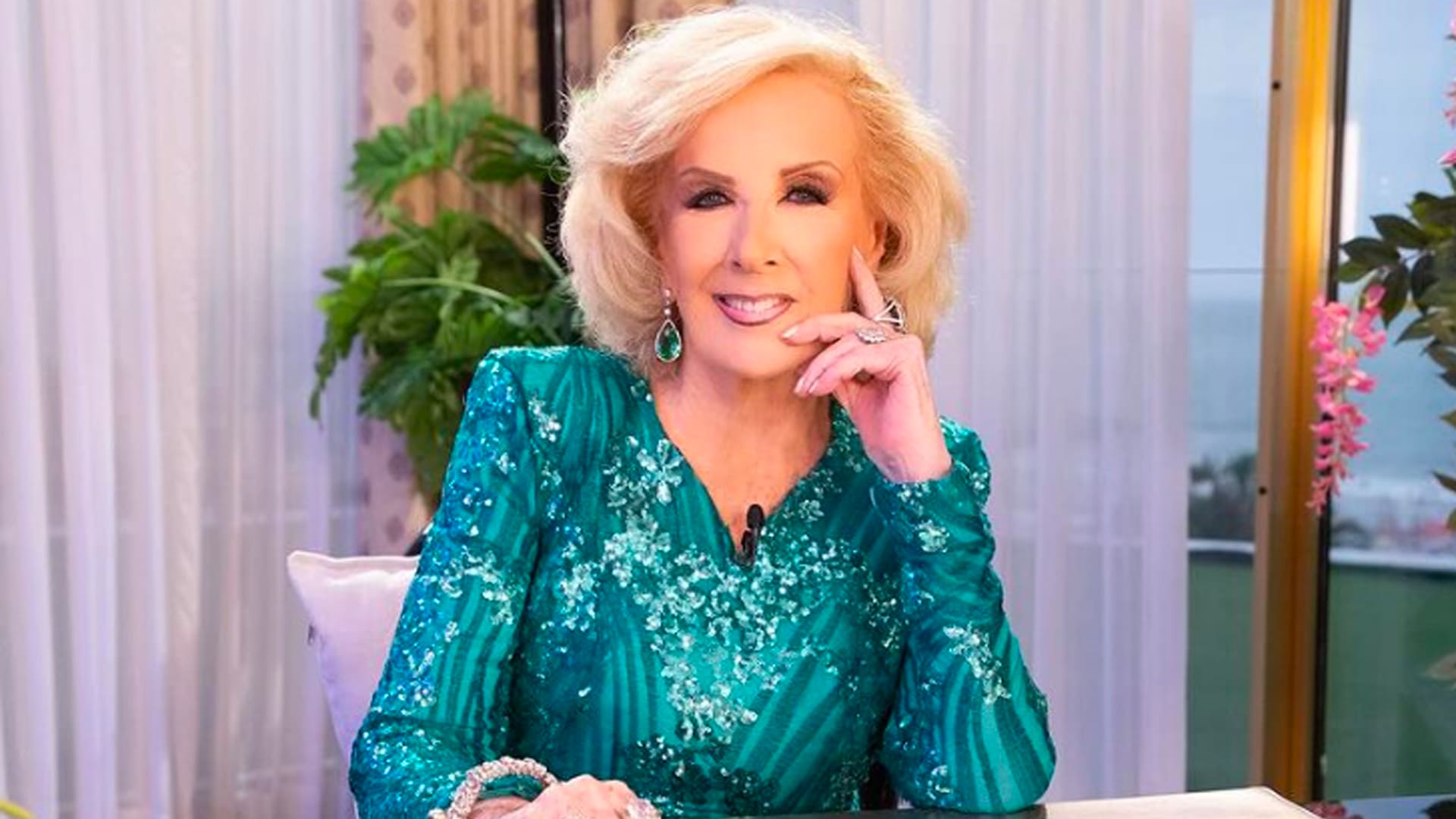 Radiante. El viernes, La Chiqui grabará su programa televisivo y luego celebrará su cumpleaños en su domicilio del barrio de Palermo