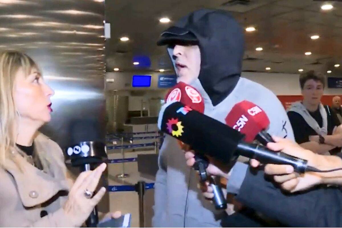 Rafa Di Zeo llega a Ezeiza, tras ser deportado desde Colombia