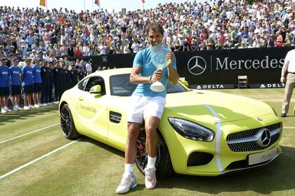 Rafa Nadal, campeón sobre césped
