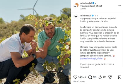 Rafa Nadal evidenció su expectativa con su publicación en redes sociales