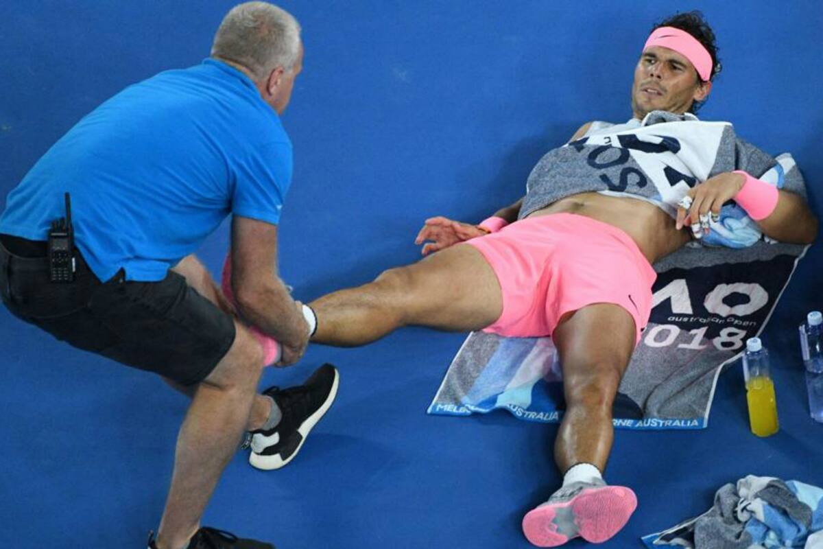 Rafa sufrió en Australia