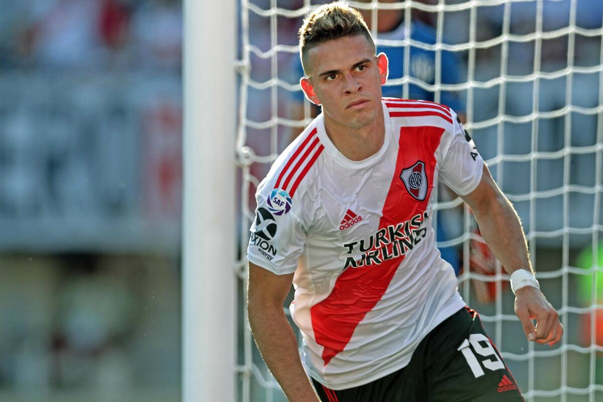 Rafael Borré, el goleador de River en la Superliga