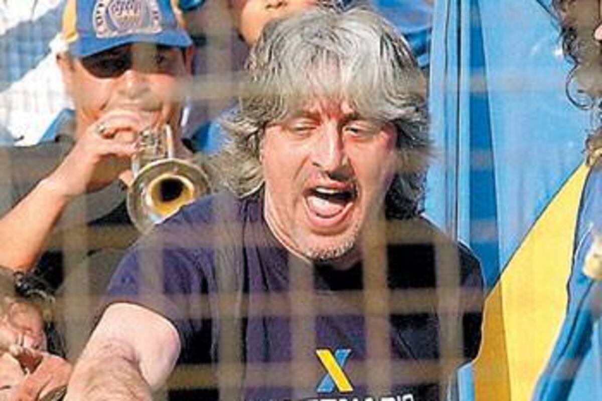 Rafael Di Zeo, en el partido Argentinos v. Boca