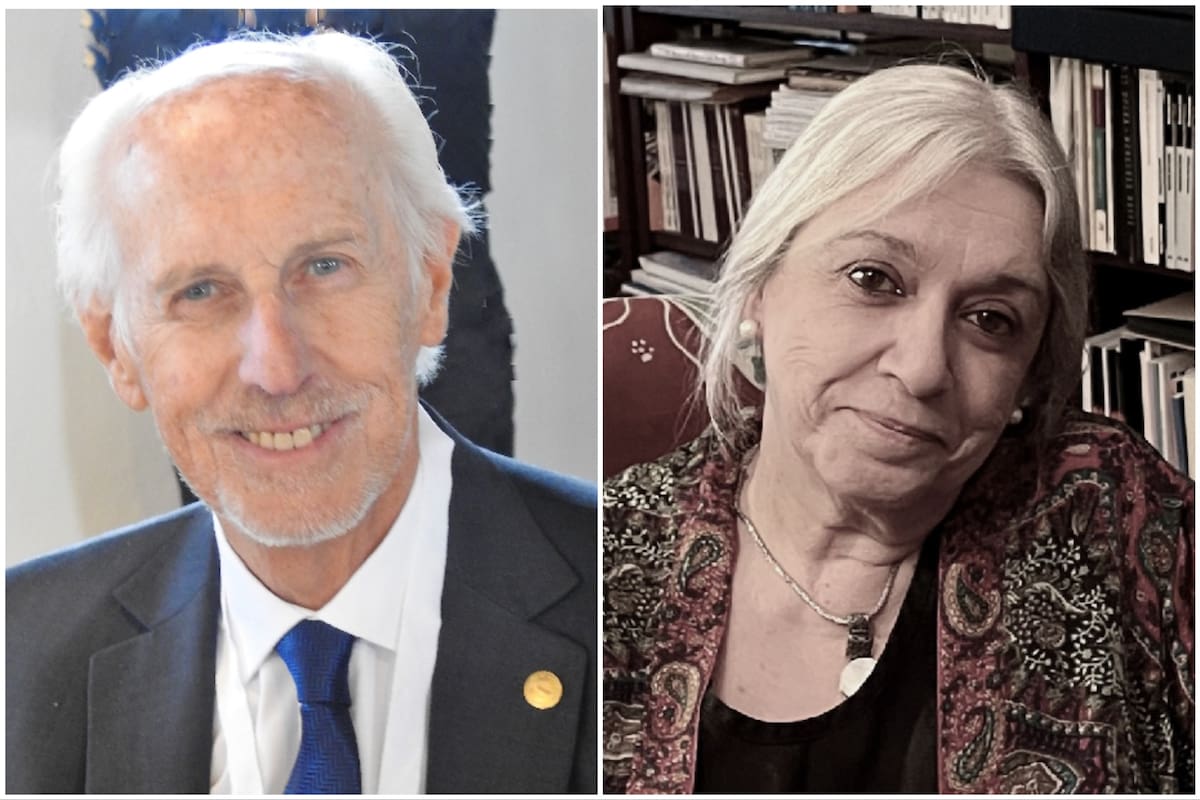 Rafael Felipe Oteriño y Mercedes Roffé, distinguidos