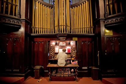 Se trata de un órgano Forster Andrews, que está en la Primera Iglesia Metodista, ubicada en la avenida Corrientes 718