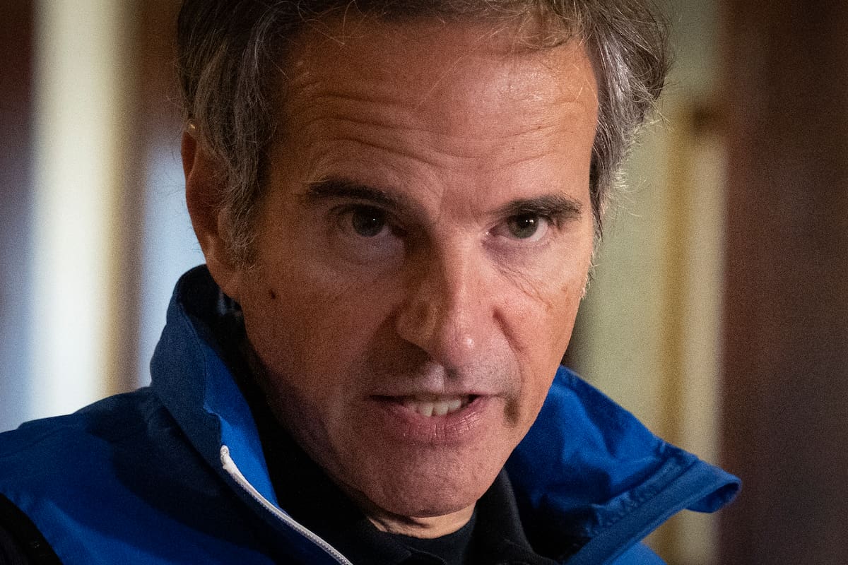 Rafael Mariano Grossi, director del Organismo Internacional de Energía Atómica, en Kiev