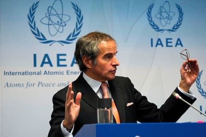 Rafael Mariano Grossi, director general del Organismo Internacional de la Energía Atómica, durante un seminario de la agencia en Viena, Austria, el 28 de mayo de 2025