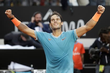 Rafael Nadal celebró su primer título de 2019