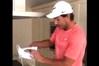 Rafael Nadal está pasando la cuarentena en su casa de Mallorca y se muestra entusiasmado con la cocina.