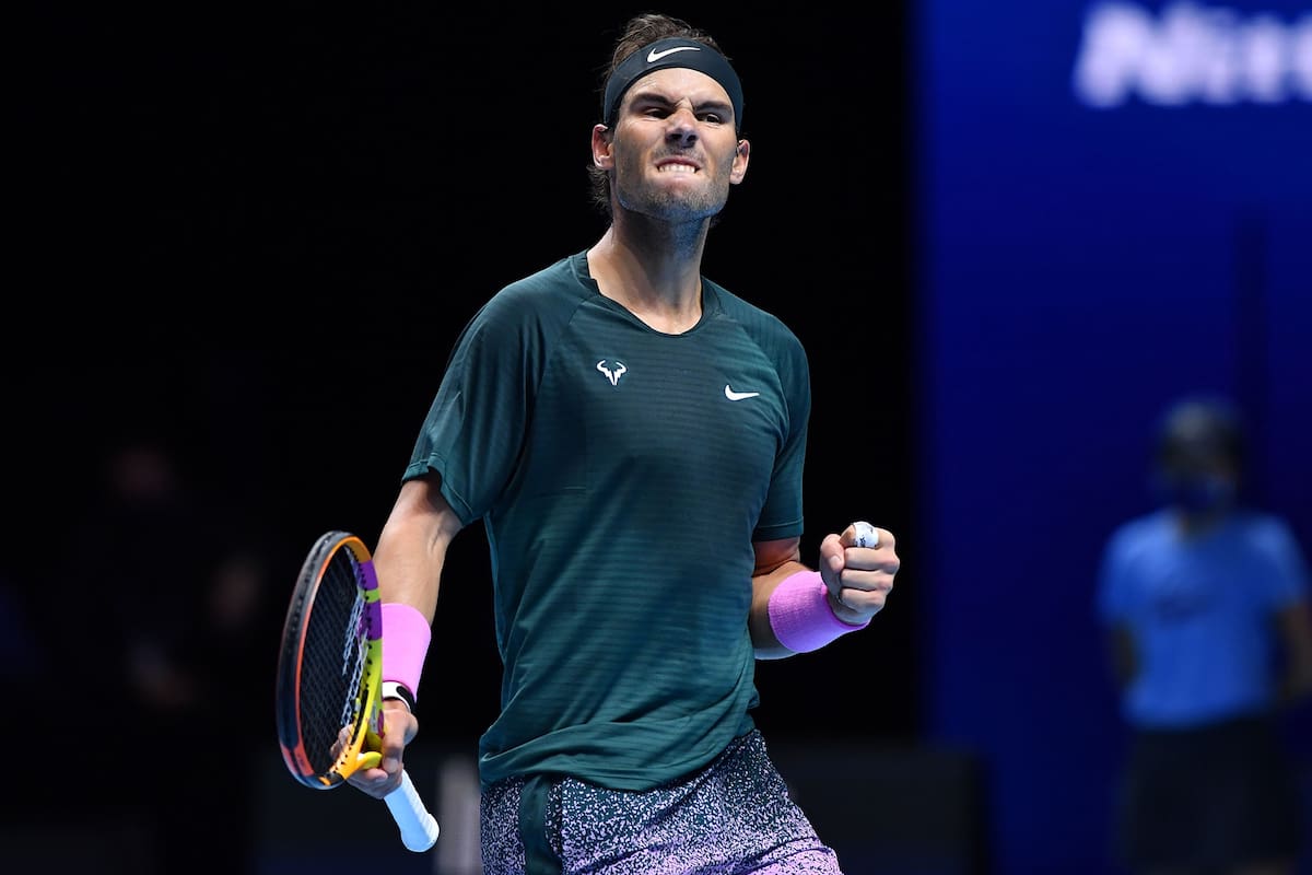 Rafael Nadal le ganó a Stefanos Tsitsipas en el Master de Londres