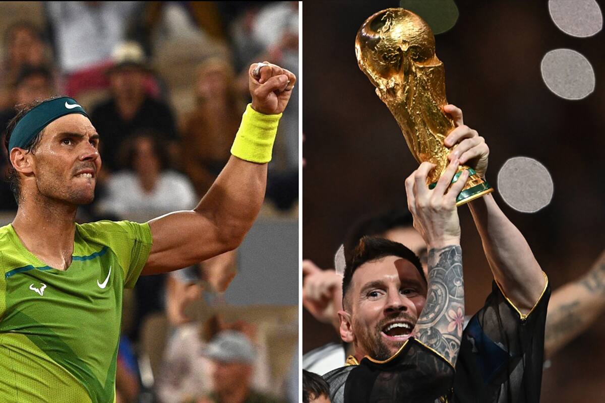 Rafael Nadal tuvo un excelente año y halagó emotivamente a Lionel Messi, que cerró 2022 de la forma más gloriosa: campeón mundial en Qatar.