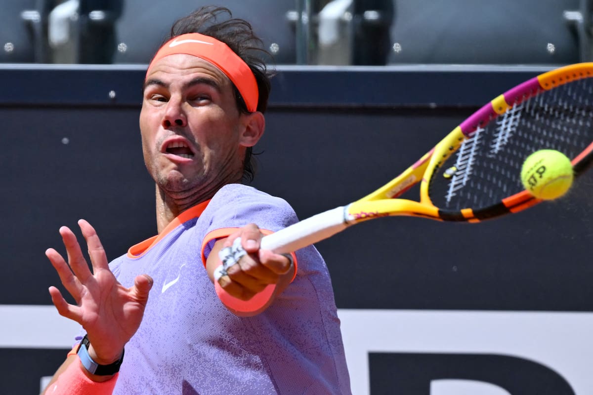 Rafael Nadal venció al belga Zizou Bergs y avanzó a la segunda ronda de Rome