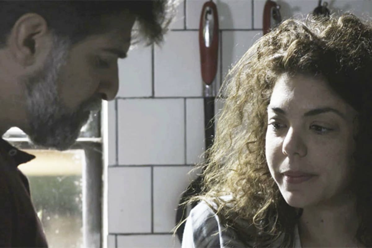 Rafael Spregelburd y María Figueras en La otra piel, de Inés de Oliveira Cézar