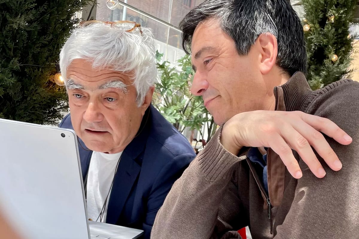 Rafael Viñoly y su hijo Román