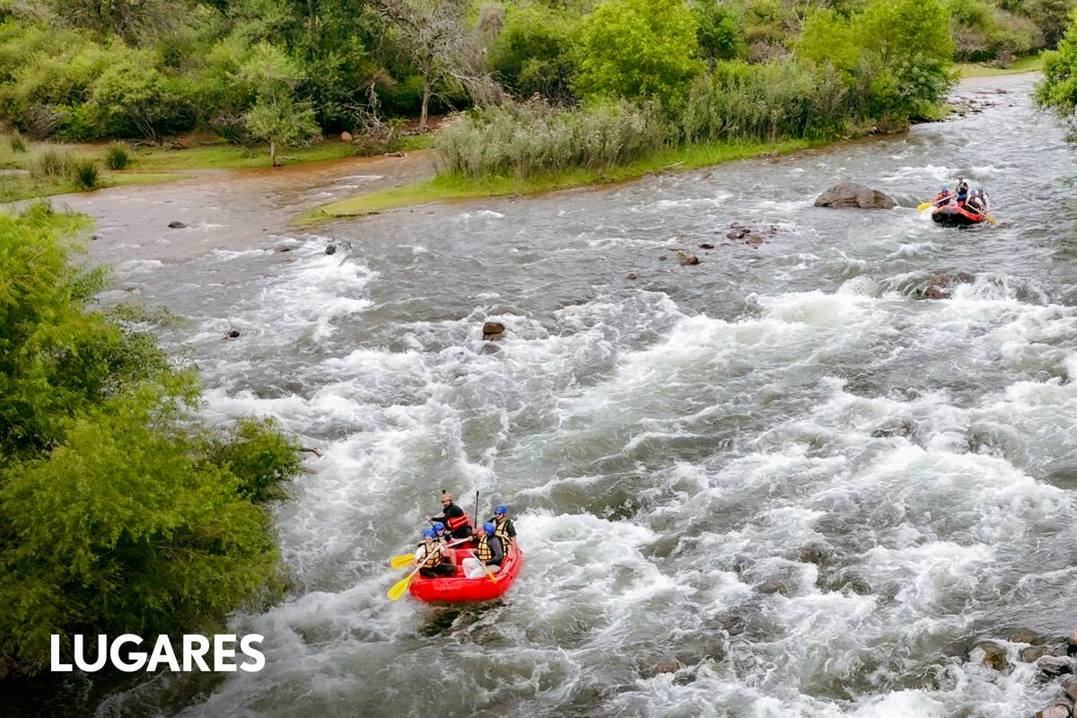 Rafting en el río Juramento.