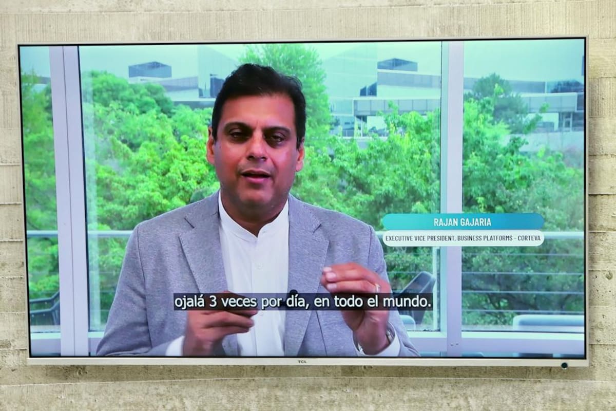 Rajan Gajaría, vicepresidente ejecutivo de Plataformas de Negocios de Corteva Agriscience