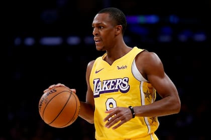 Rajon Rondo, de Los Angeles Lakers.