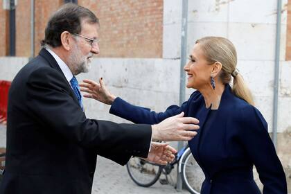 Rajoy, junto a Cifuentes