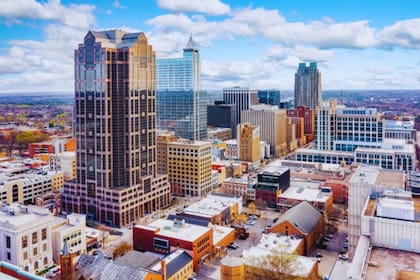 Raleigh es la tercera ciudad más feliz de Estados Unidos, por encima de otras de Carolina del Norte como Durham o Charlotte (iStock)