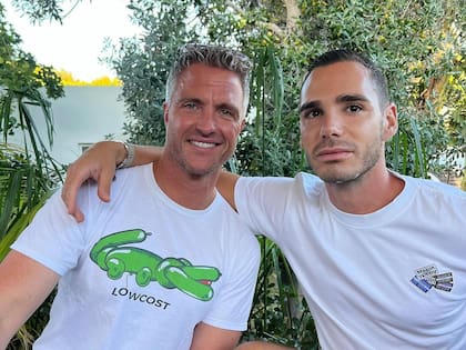Ralf Schumacher junto a su novio, Etienne