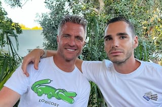 Ralf Schumacher presentó a su novio y recibió un sentido mensaje de su hijo