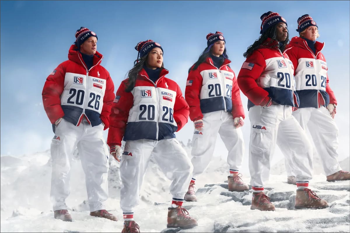 Ralph Lauren presentó los uniformes para los Juegos Olímpicos de Invierno de 2026 que se desarrollarán en Milán y Cortina d'Ampezzo