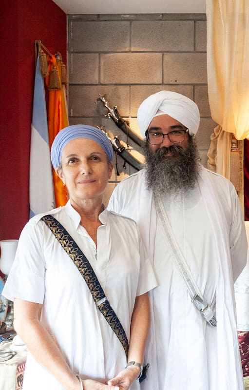 Ram Krishan Kaur, izquierda, y Ram Krishan Singh, derecha