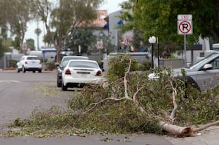 Granizo del tamaño de pelotas de golf azota partes de Arizona