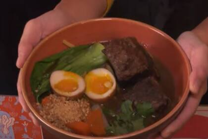 Ramen con asado estofado, el plato insignia de Gao