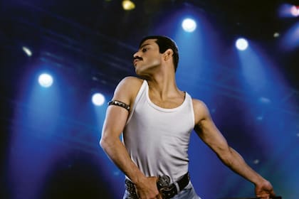 Rami Malek como Freddie Mercury en Rapsodia bohemia