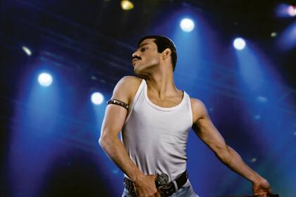 Rami Malek como Freddie Mercury en Rapsodia bohemia