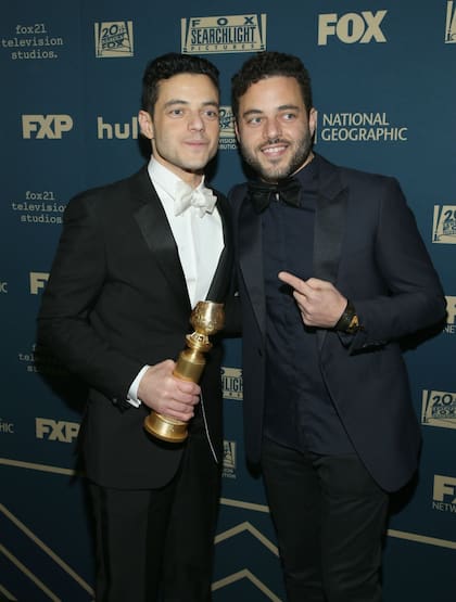 Rami y Sami Malek, juntos