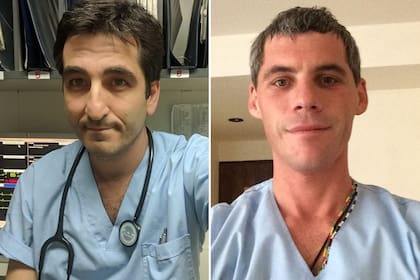 Ramiro Federico Bassi y Patricio Walmsley, médico y enfermero respectivamente, murieron en la tragedia aérea de Esquel