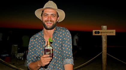 Ramiro Ferreri preparó tragos únicos para la ocasión