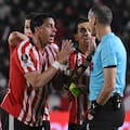 A Funes Mori le perdonaron los errores, tuvo un gran partido y le agradeció a Estudiantes: "No me pasó ni en River"