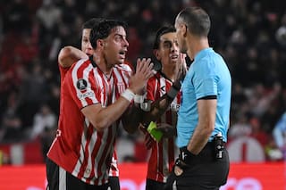 A Funes Mori le perdonaron los errores, tuvo un gran partido y le agradeció a Estudiantes: "No me pasó ni en River"