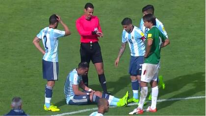 Ramiro Funes Mori se lesionó en el duelo contra Bolivia