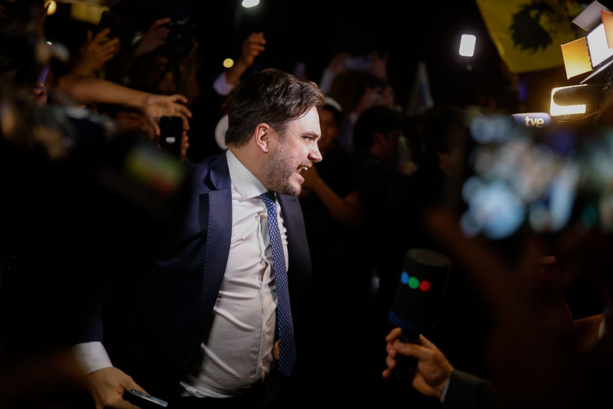 Ramiro Marra, esta noche, en el búnker de LLA