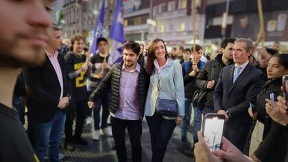 Ramiro Marra y Victoria Villarruel, precandidata a vicepresidenta de La Libertad Avanza