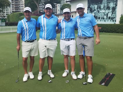 Ramiro Pérez Orliacq, Mateo Pulcini, Andrés Schönbaum (h.) y Leandro Mihaich, cuatro de los seis argentinos que compiten en el LAAC de 2026 en Perú.