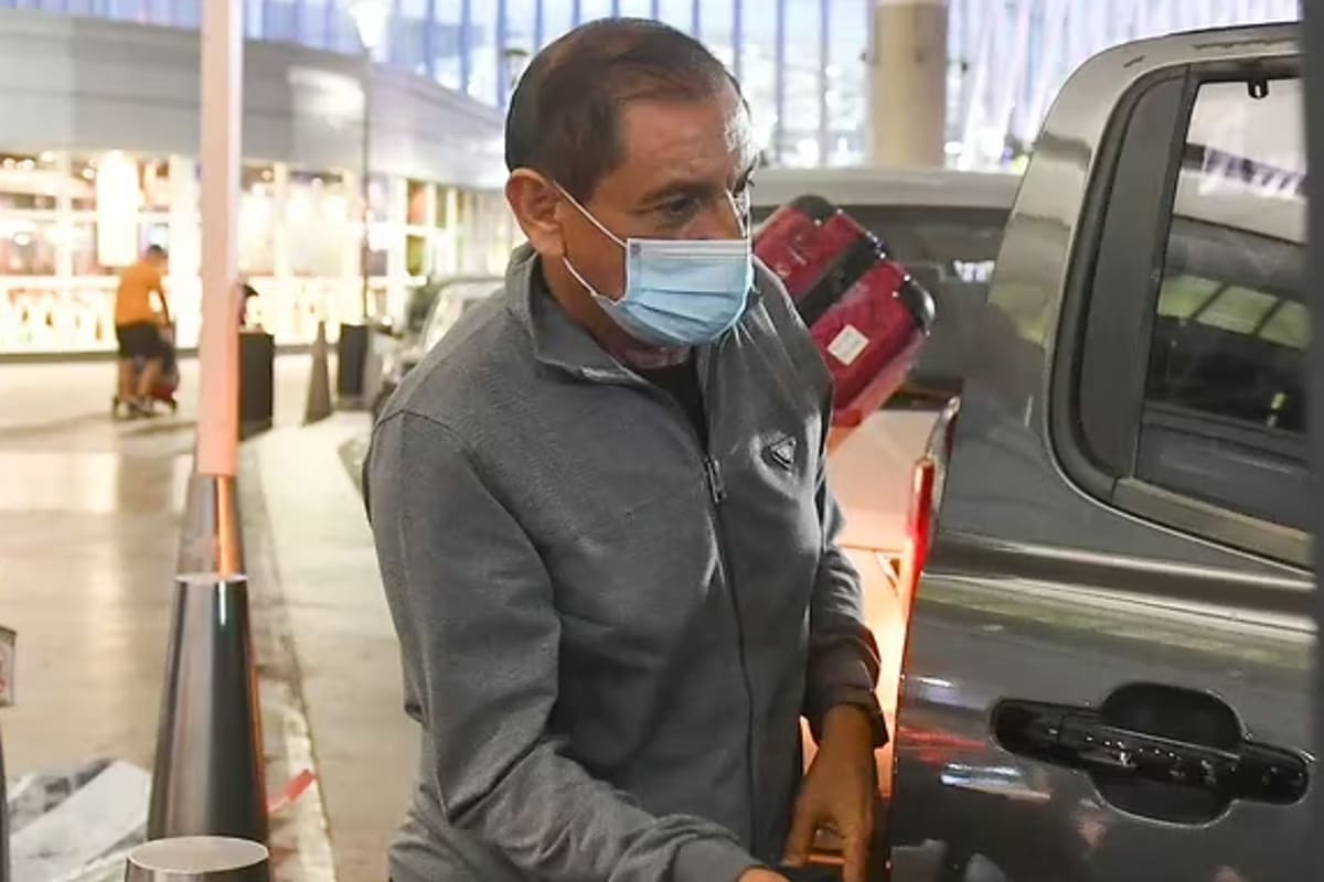 Ramón Díaz llegó al país junto a su esposa Mirta Silvia Riedel para acompañar a su hijo Michael tras el fatal accidente