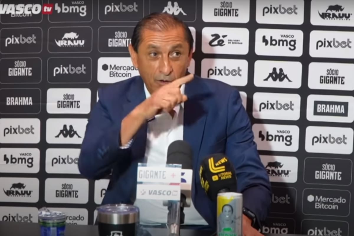 Ramón Díaz y su picante conferencia de prensa en Vasco da Gama
