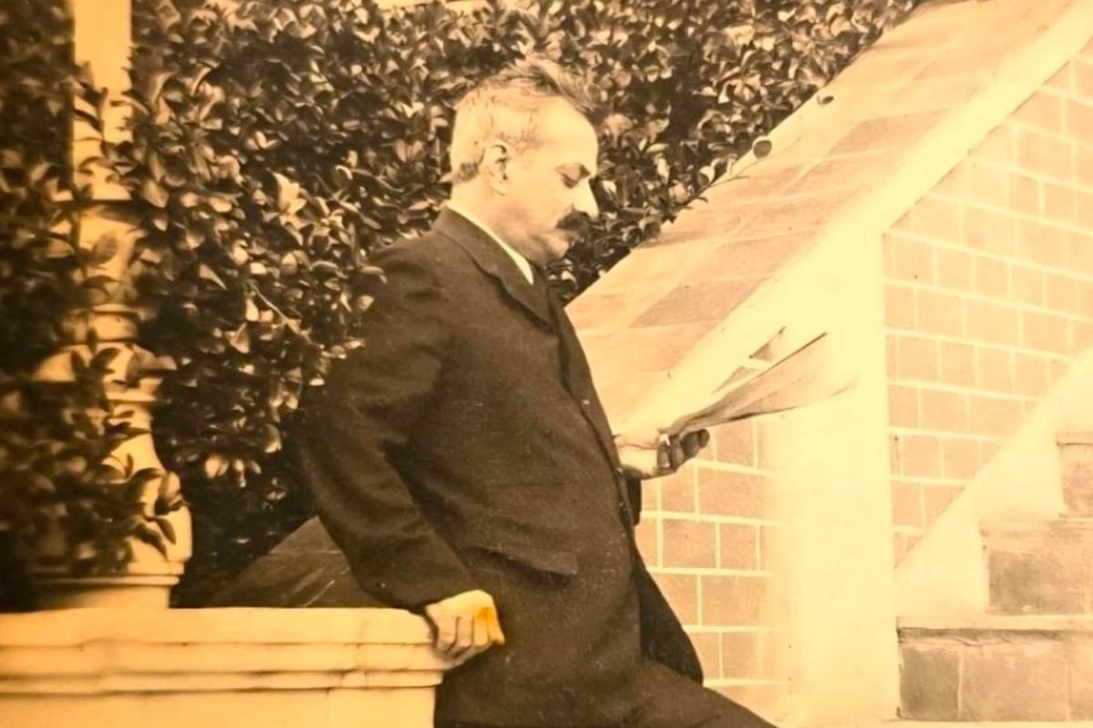 Ramón J. Cárcano, en la estancia Ana María