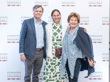 Ramón Santamarina, Magdalena Demaría y Chantal Badin