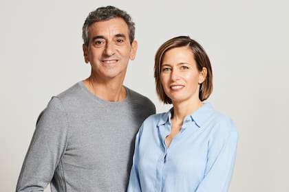 Randazzo y Carolina Castro, la dirigente de la UIA que va segunda en la boleta de Vamos con Vos