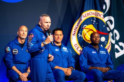 Randy Bresnik disertó en la ceremonia que realizó la agencia espacial para presentar al nuevo programa